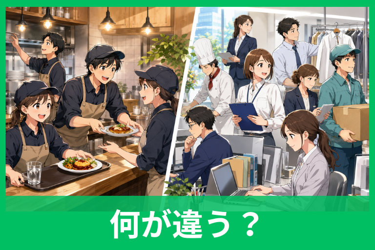 クルーとスタッフの違いとは？求人で迷わない意味・使い分け・呼び方の差をやさしく解説