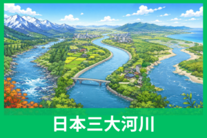 日本三大河川の覚え方 信濃川・利根川・石狩川を語呂合わせで一発暗記！
