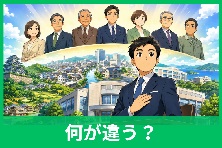 首長と市長の違いを一瞬で理解！知事・区長・町長までわかる地方自治の基本