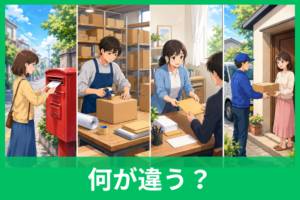 郵送・発送・送付・配送の違いとは？意味と正しい使い分けを例文付きで解説