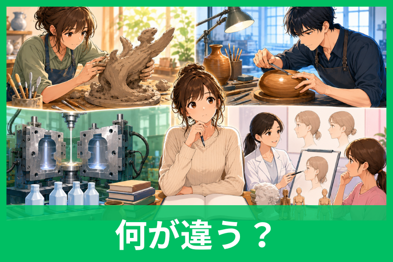 形成・成形・成型・整形の違いとは?意味と正しい使い分けを例文でわかりやすく解説