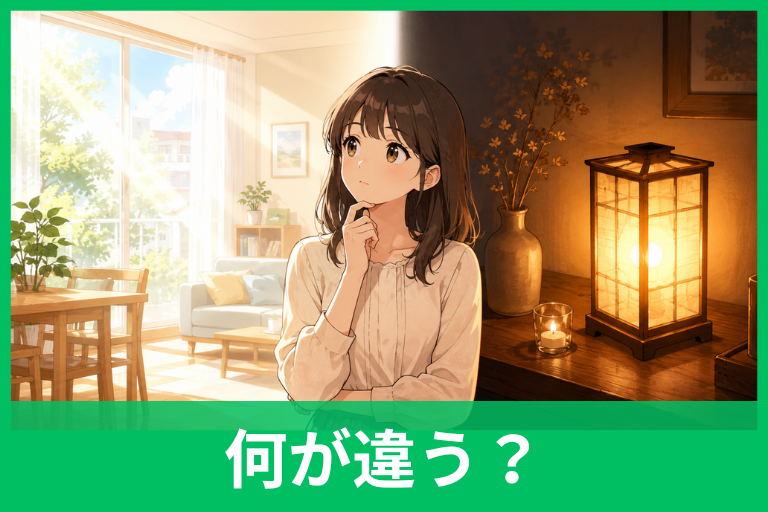 「明かり」と「灯り」の違いは?意味と使い分けを例文でわかりやすく解説