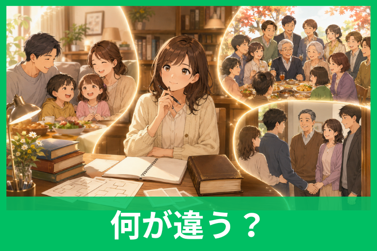 親族・親戚・家族・姻族の違いとは？法律上の範囲と親等をわかりやすく解説