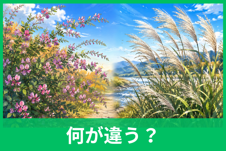 「萩」と「荻」の違いは?読み方・見分け方・覚え方をわかりやすく解説