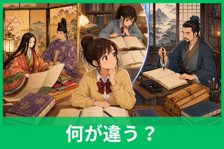 古典・古文・漢文の違いとは？関係・見分け方・代表作品をわかりやすく解説