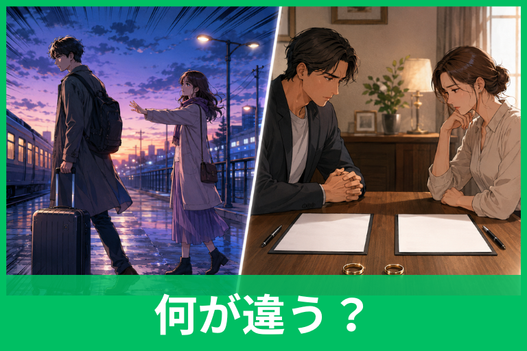離別と離婚の違いとは？意味・使い方・法律上の違いをわかりやすく解説