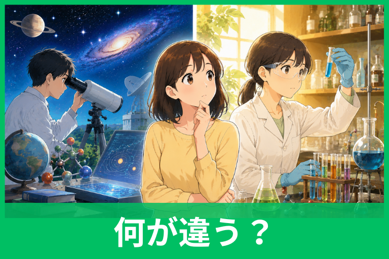科学と化学の違いとは？意味や使い分けを身近な例でわかりやすく解説