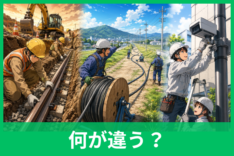 敷設・布設・設置の違いをわかりやすく解説！工事用語で迷わない正しい使い分けガイド