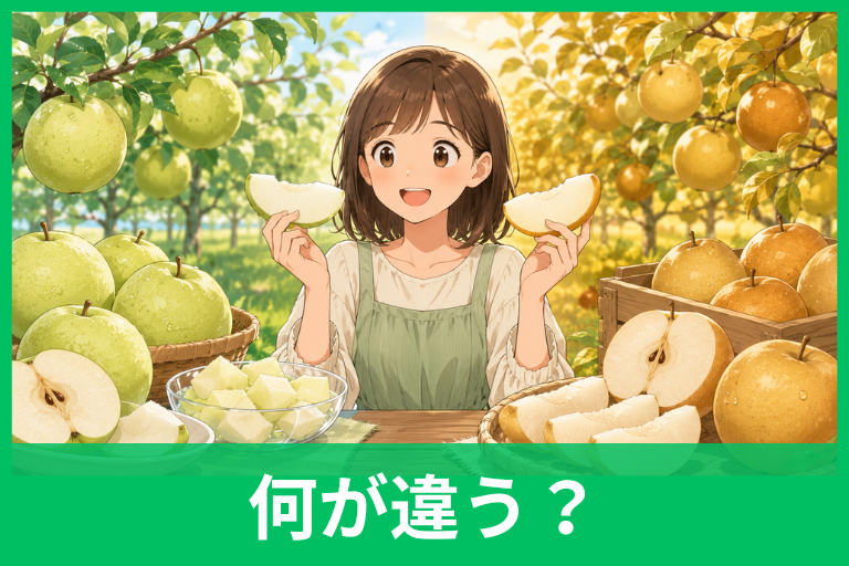20世紀梨と21世紀梨の違いは？味・品種・旬・名前の正体をわかりやすく比較