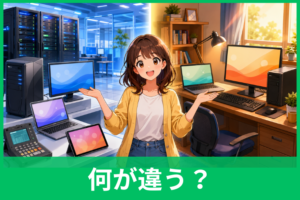 コンピューターとパソコンの違いは？PC・スマホとの関係もわかりやすく解説
