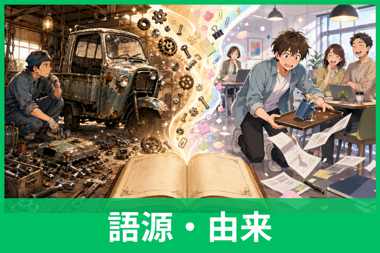 ポンコツの語源とは？「拳骨」「車の解体音」説から意味の変化までわかりやすく解説