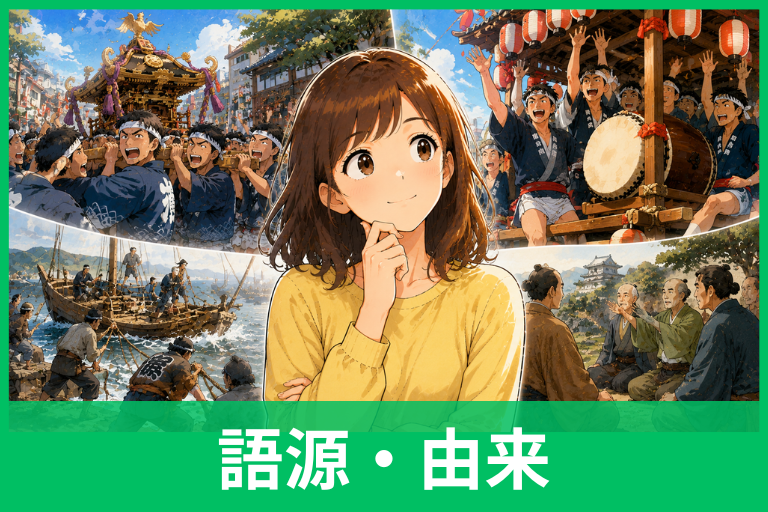 「わっしょい」の語源とは？「和を背負う」は本当？意味・由来と諸説を徹底解説