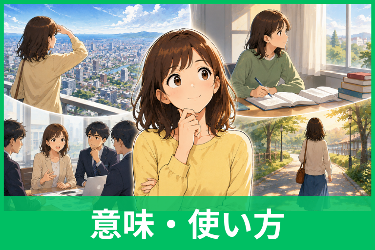 「視座」の意味とは？すぐ使える例文30選｜視点・視野との違いや正しい使い方をわかりやすく解説