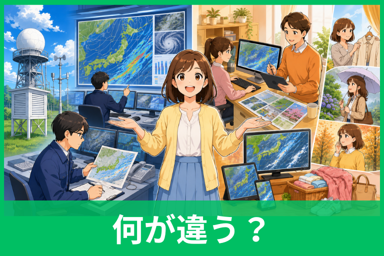 日本気象協会と気象庁の違いを比較！どっちが当たる？予報が違う理由と使い分け