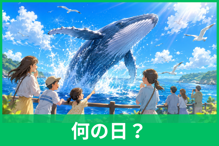 くじらの日とは?9月4日の由来・意味と日本人との深い関わりをやさしく解説